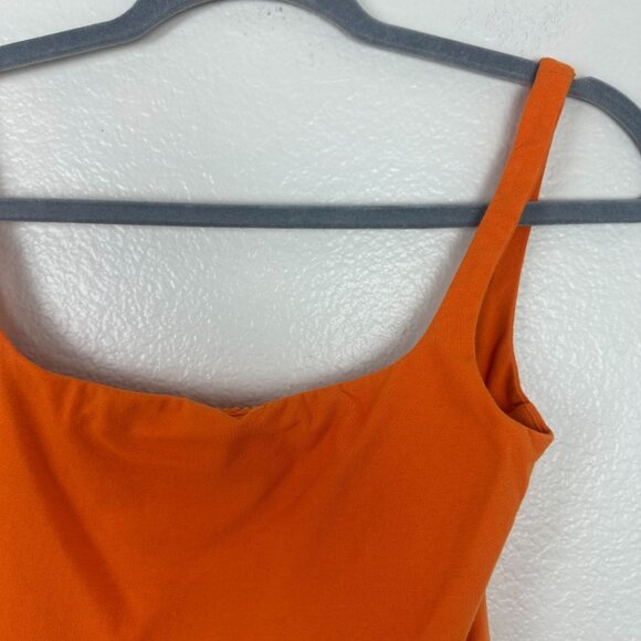 Reformation Cairo Knit Top S Citrus Summer Vacation Festival Stretch Vibrant - Picture 4 of 7